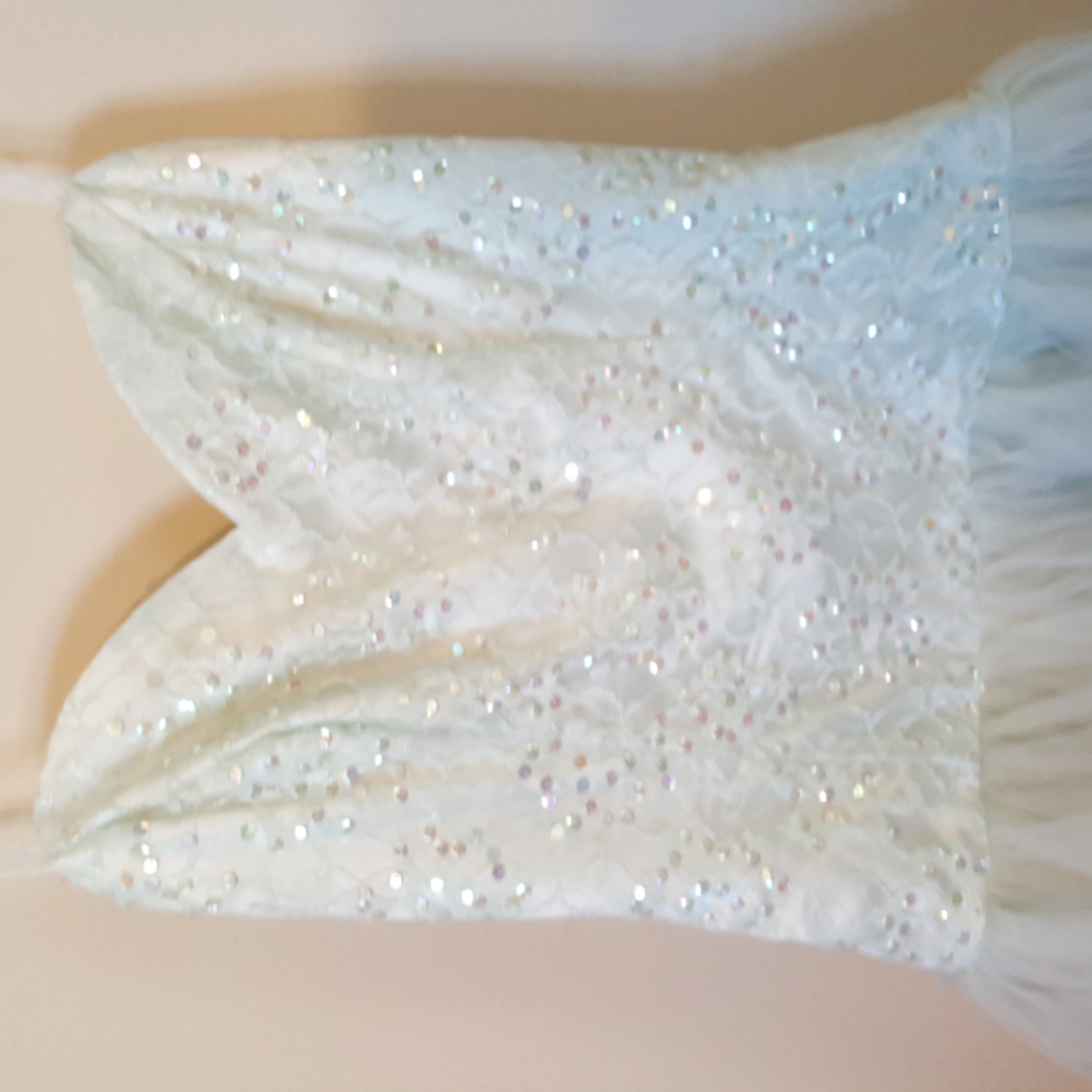 Sequined, Satin Party Dress